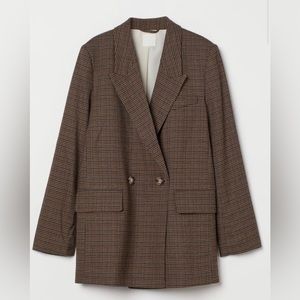 Women’s Oversized Plaid Blazer